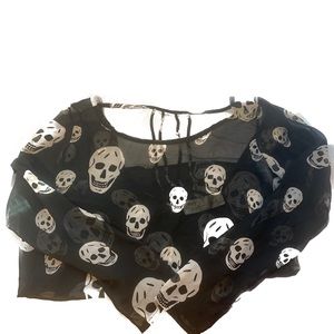 Skull blouse